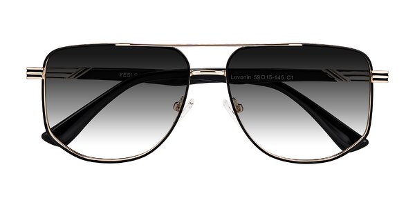 Front of Lovonin in Gold/Black