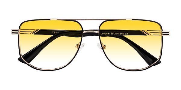 Front of Lovonin in Gold/Black