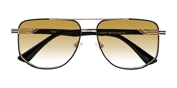 Front of Lovonin in Gold/Black