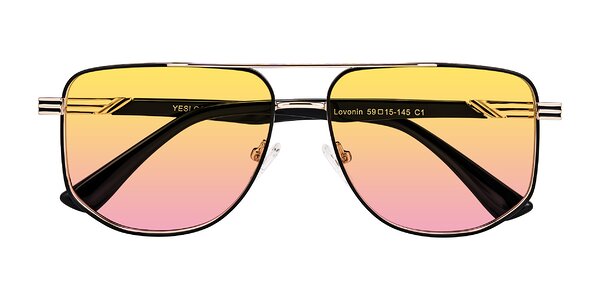 Front of Lovonin in Gold/Black