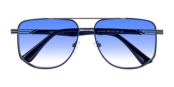 Front of Lovonin in Gunmetal/Blue