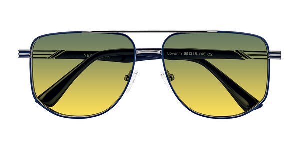 Front of Lovonin in Gunmetal/Blue