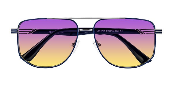 Front of Lovonin in Gunmetal/Blue