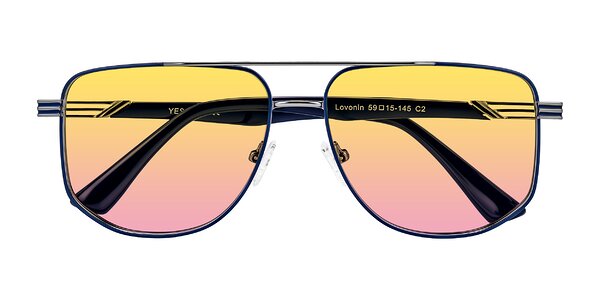 Front of Lovonin in Gunmetal/Blue