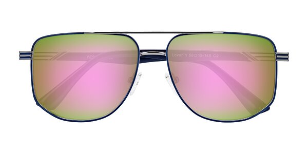 Front of Lovonin in Gunmetal/Blue