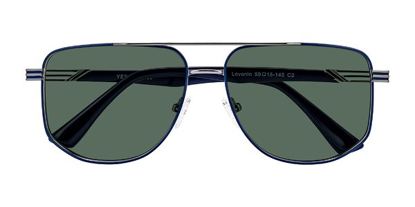 Front of Lovonin in Gunmetal/Blue