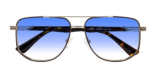 Front of Lovonin in Gold/Tortoise