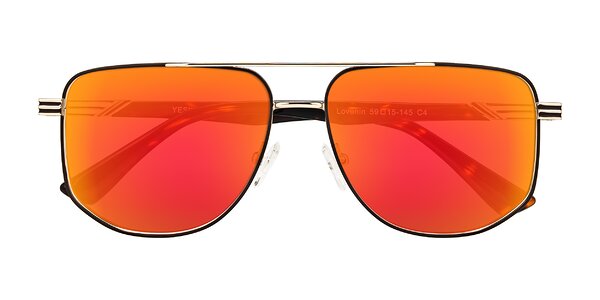 Front of Lovonin in Gold/Tortoise