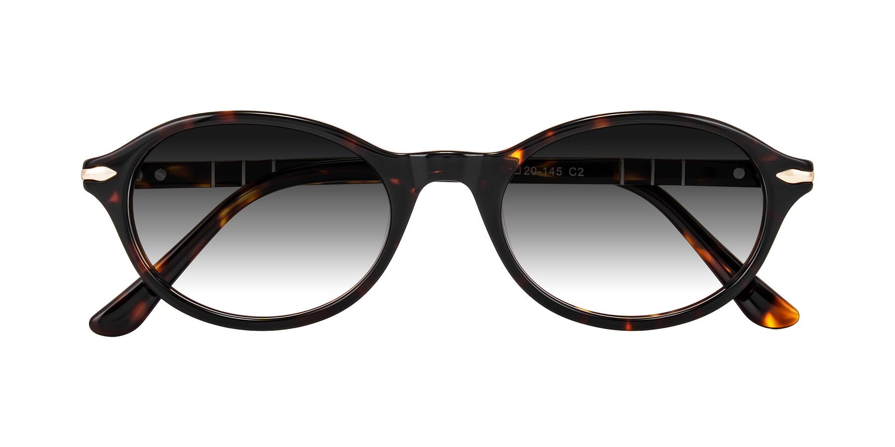 Folded Front of Sidriah in Tortoise with Gray Gradient Lenses