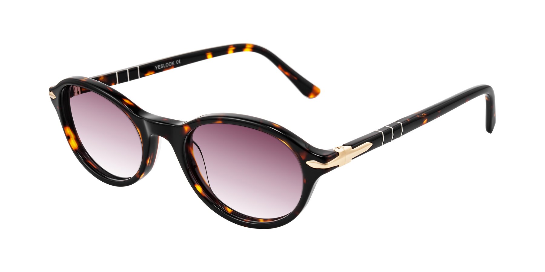 Angle of Sidriah in Tortoise with Wine Gradient Lenses