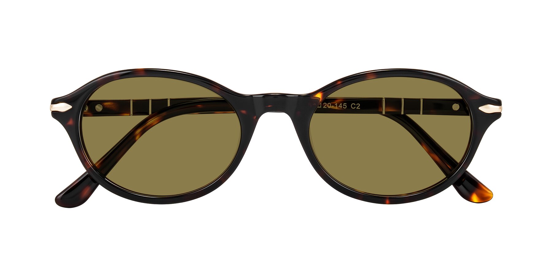 Folded Front of Sidriah in Tortoise with Brown Polarized Lenses