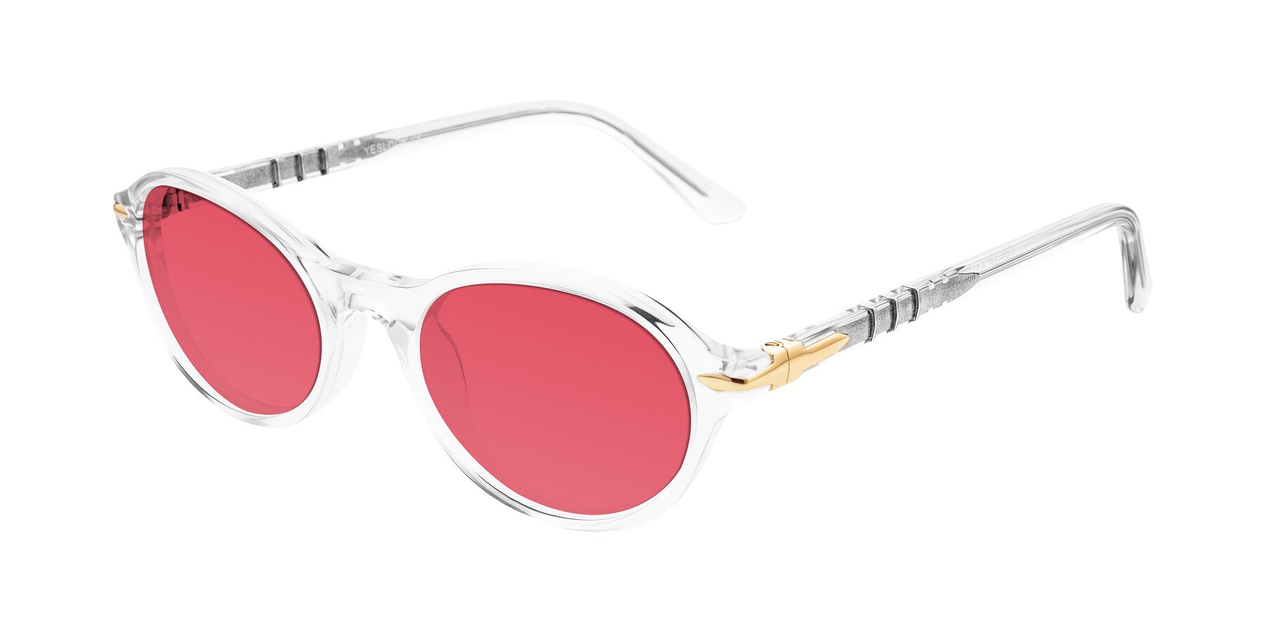 Angle of Sidriah in Clear with Red Tinted Lenses