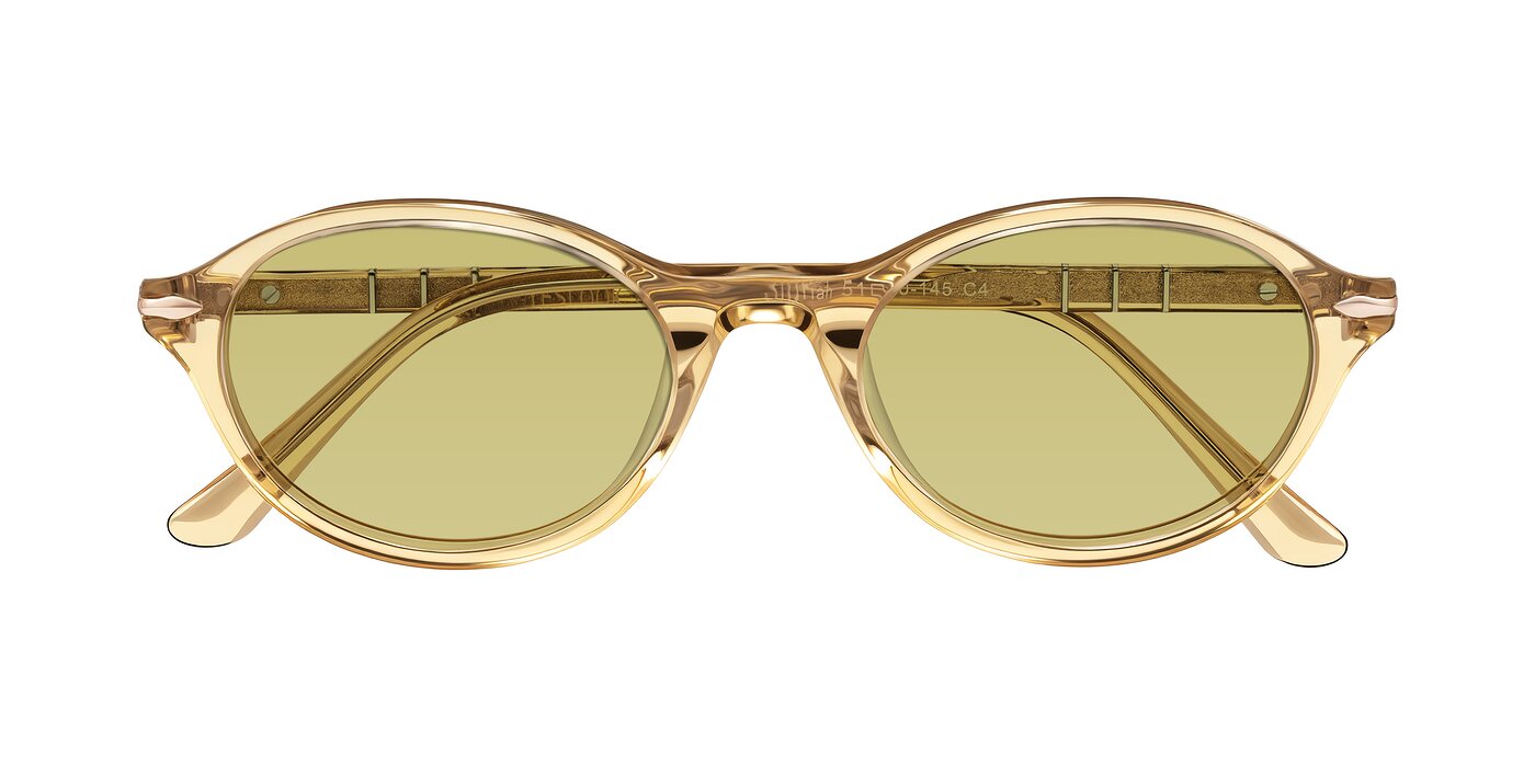Sidriah - Transparent Amber Tinted Sunglasses
