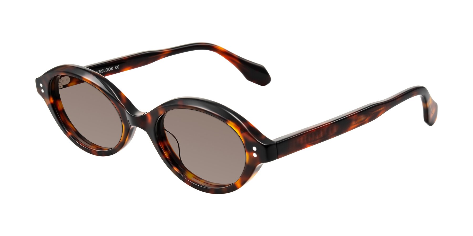 Angle of Prythian in Tortoise with Medium Brown Tinted Lenses