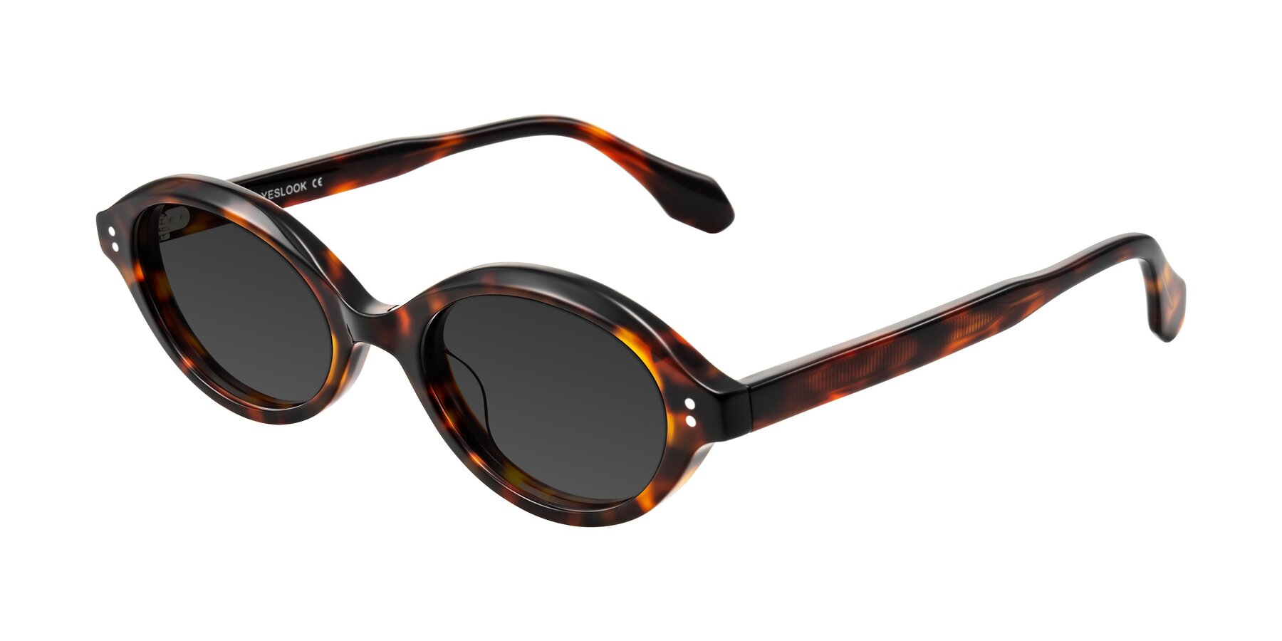Angle of Prythian in Tortoise with Gray Tinted Lenses