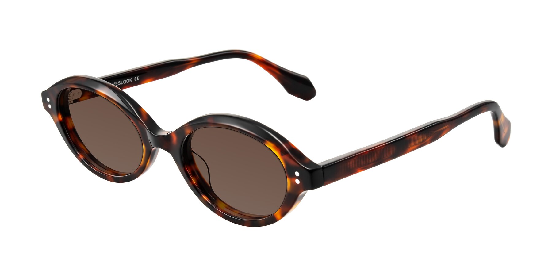 Angle of Prythian in Tortoise with Brown Tinted Lenses