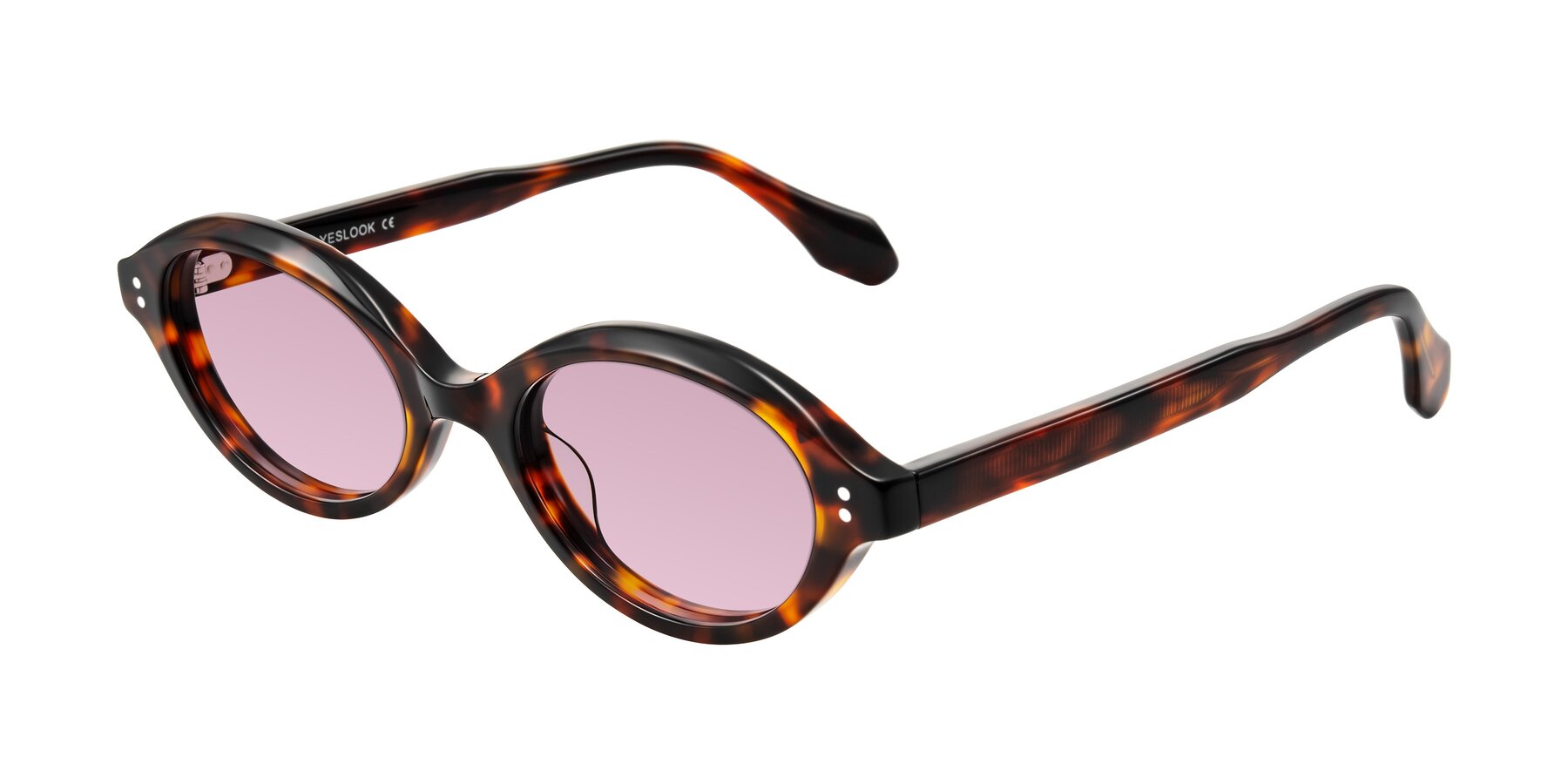Angle of Prythian in Tortoise with Light Wine Tinted Lenses