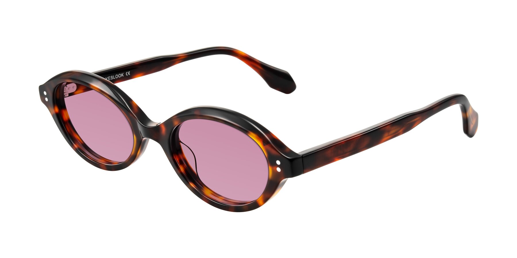 Angle of Prythian in Tortoise with Medium Wine Tinted Lenses