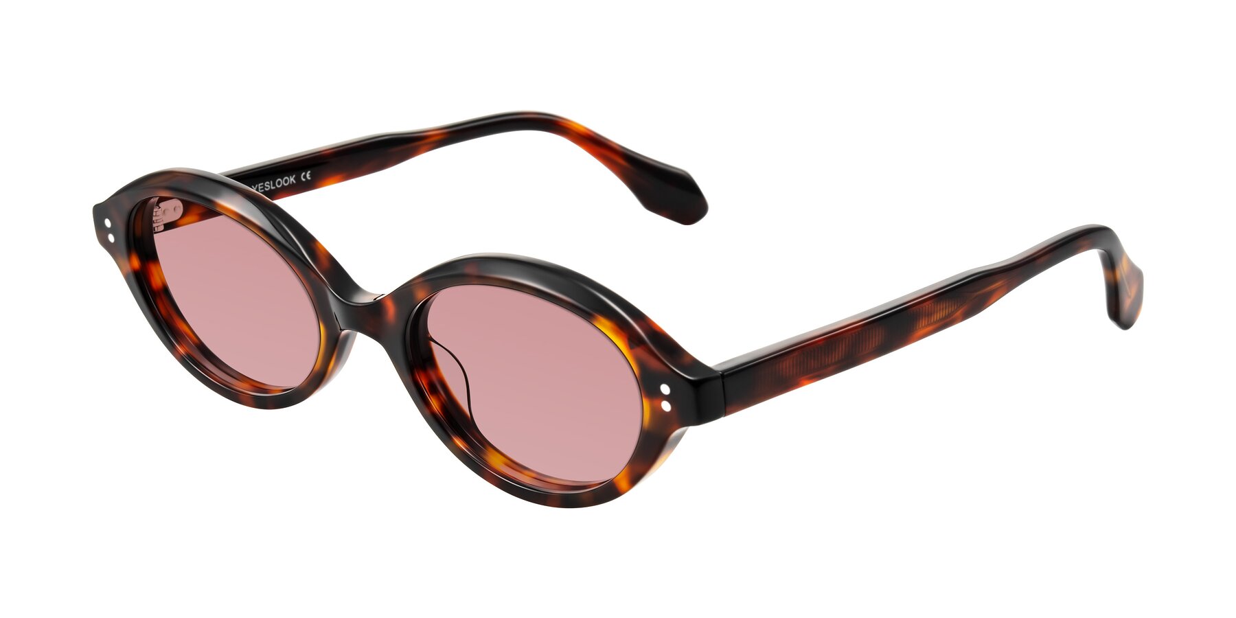 Angle of Prythian in Tortoise with Medium Garnet Tinted Lenses