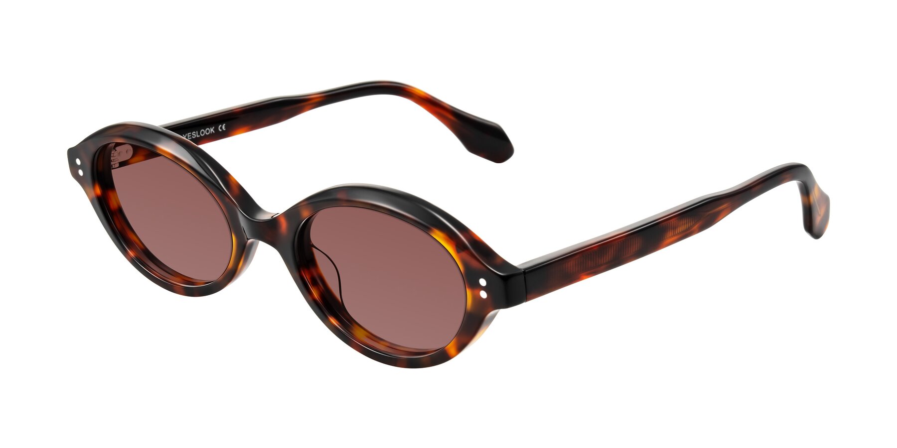 Angle of Prythian in Tortoise with Garnet Tinted Lenses