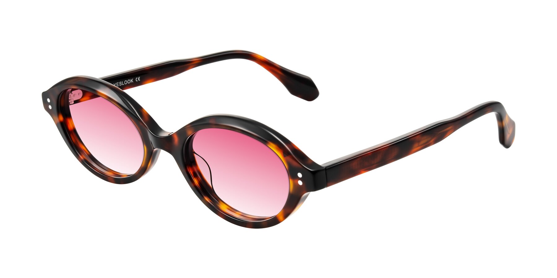 Angle of Prythian in Tortoise with Pink Gradient Lenses
