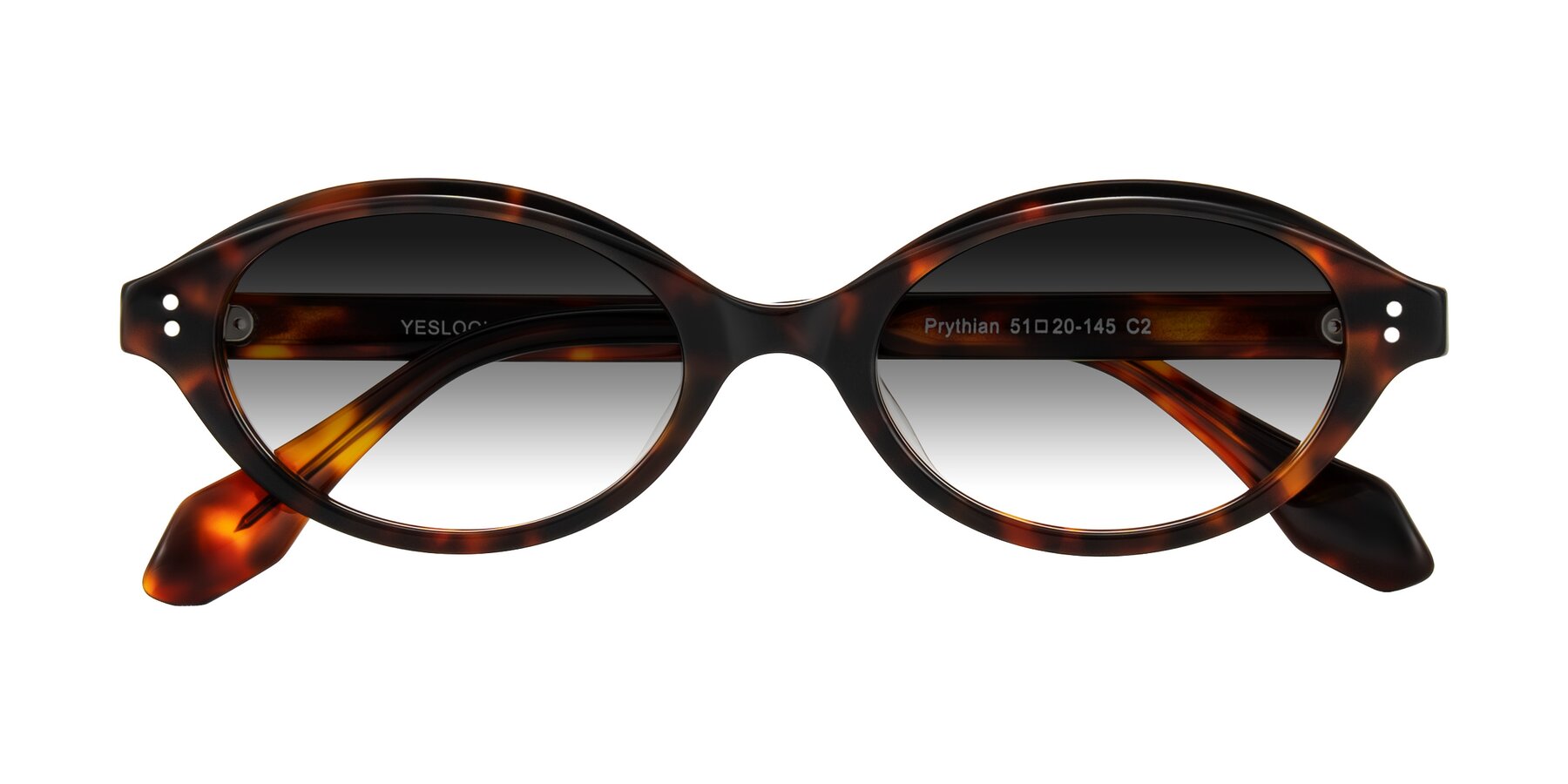 Folded Front of Prythian in Tortoise with Gray Gradient Lenses
