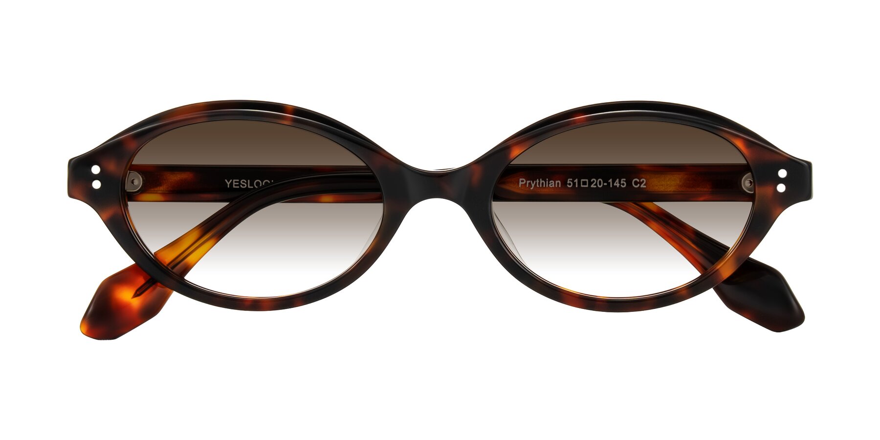 Folded Front of Prythian in Tortoise with Brown Gradient Lenses