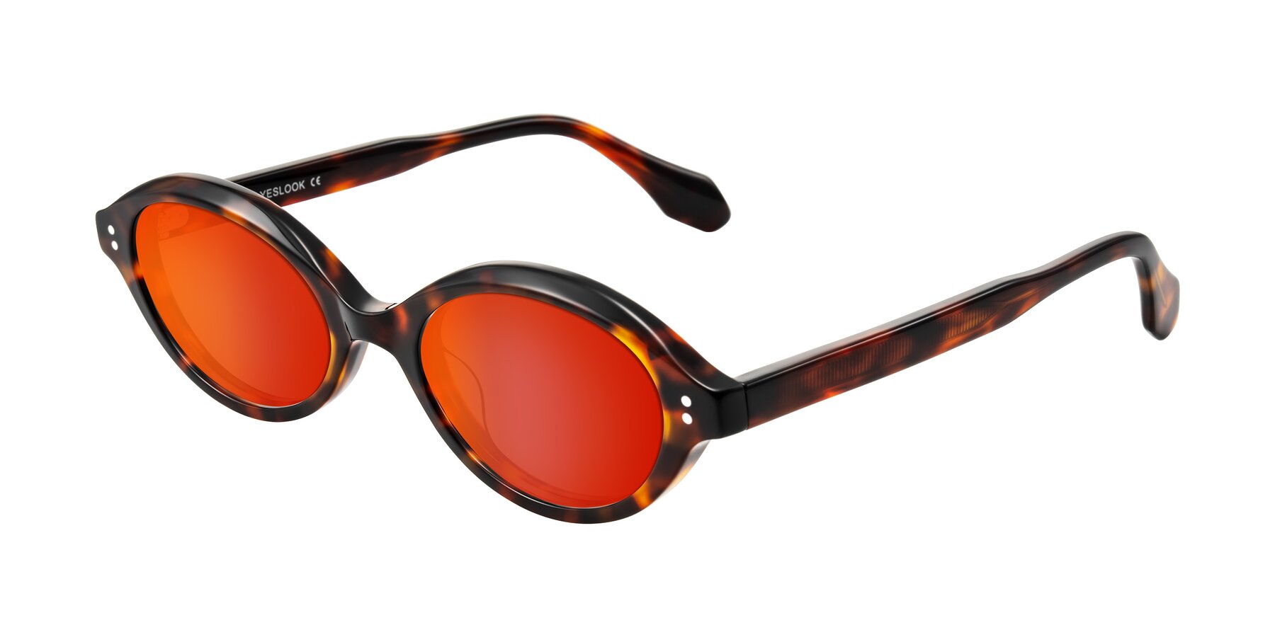 Angle of Prythian in Tortoise with Red Gold Mirrored Lenses