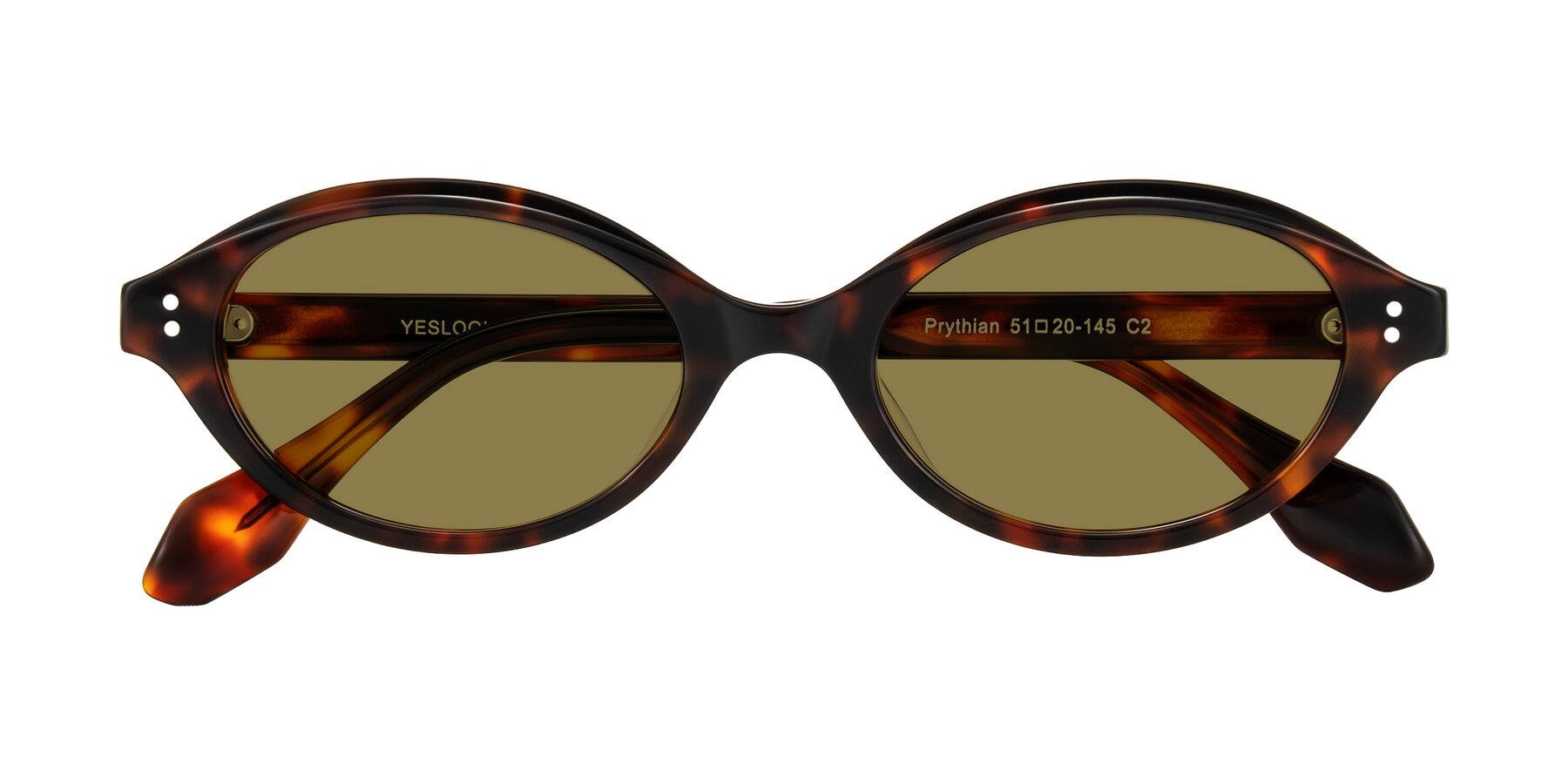 Folded Front of Prythian in Tortoise with Brown Polarized Lenses