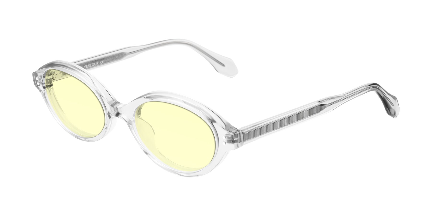 Angle of Prythian in Transparent Gray with Light Yellow Tinted Lenses