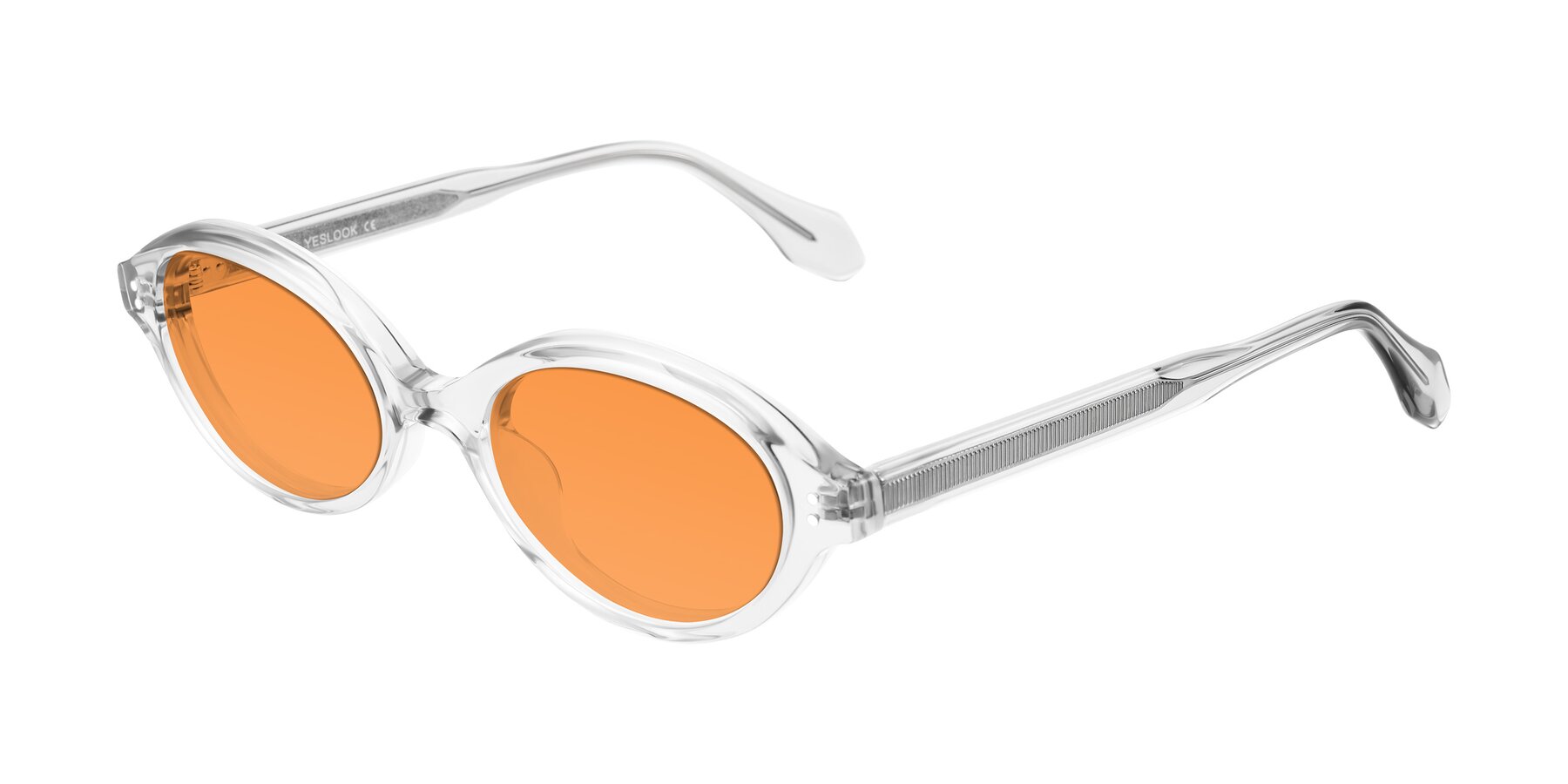 Angle of Prythian in Transparent Gray with Orange Tinted Lenses