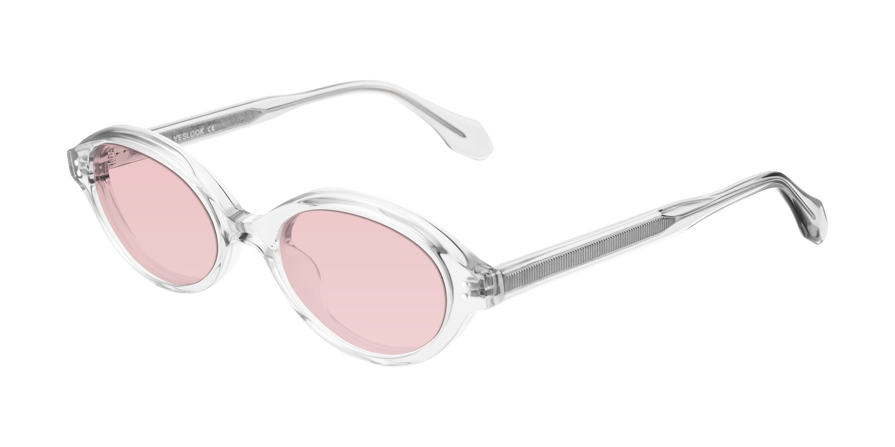 Angle of Prythian in Transparent Gray with Light Garnet Tinted Lenses