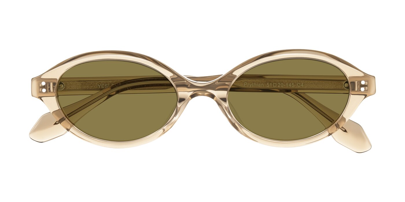 Prythian - Transparent Brown Polarized Sunglasses