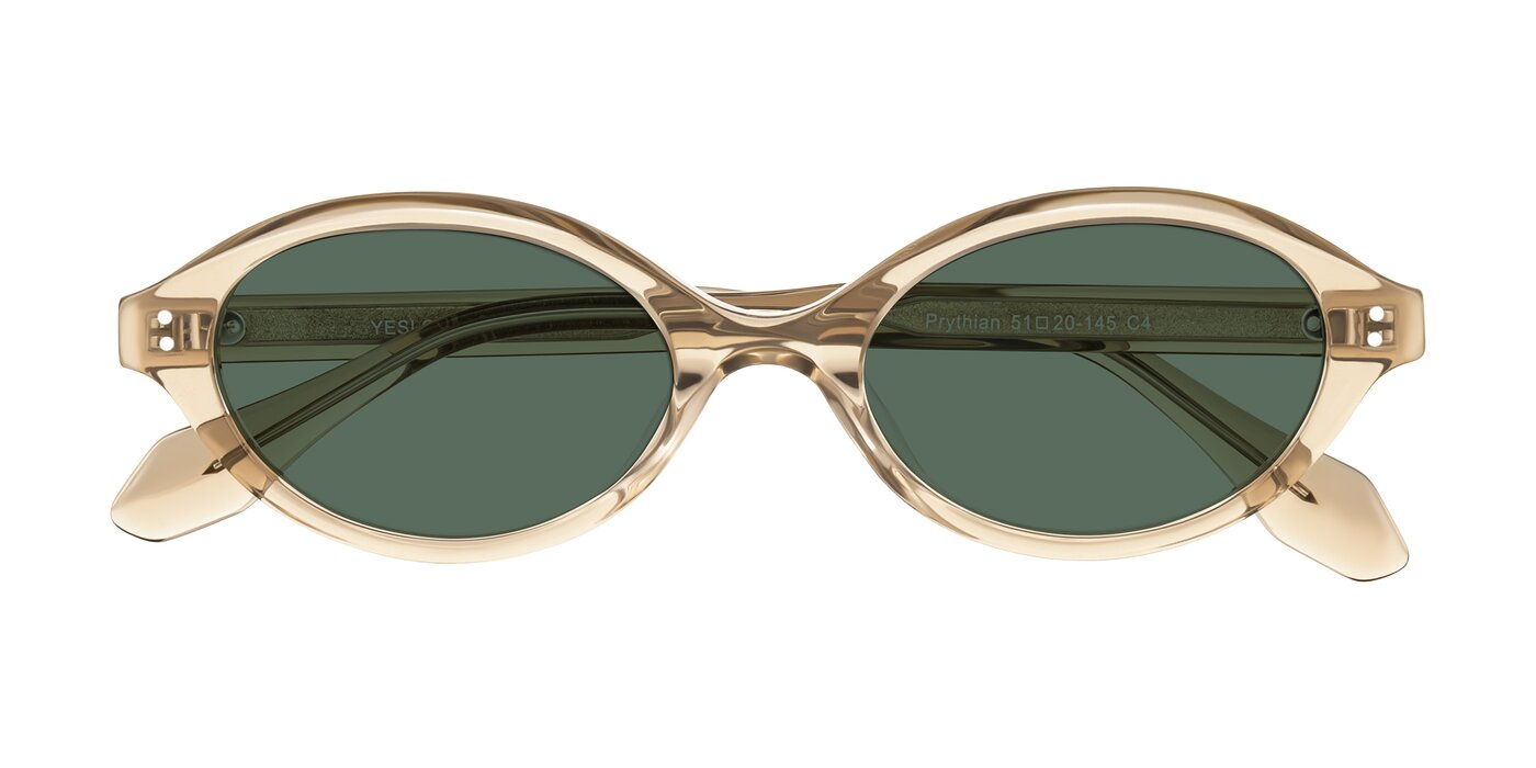 Prythian - Transparent Brown Polarized Sunglasses