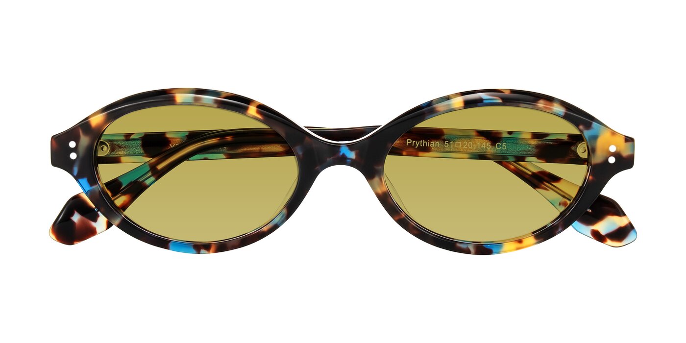 Prythian - Floral Tortoise Tinted Sunglasses