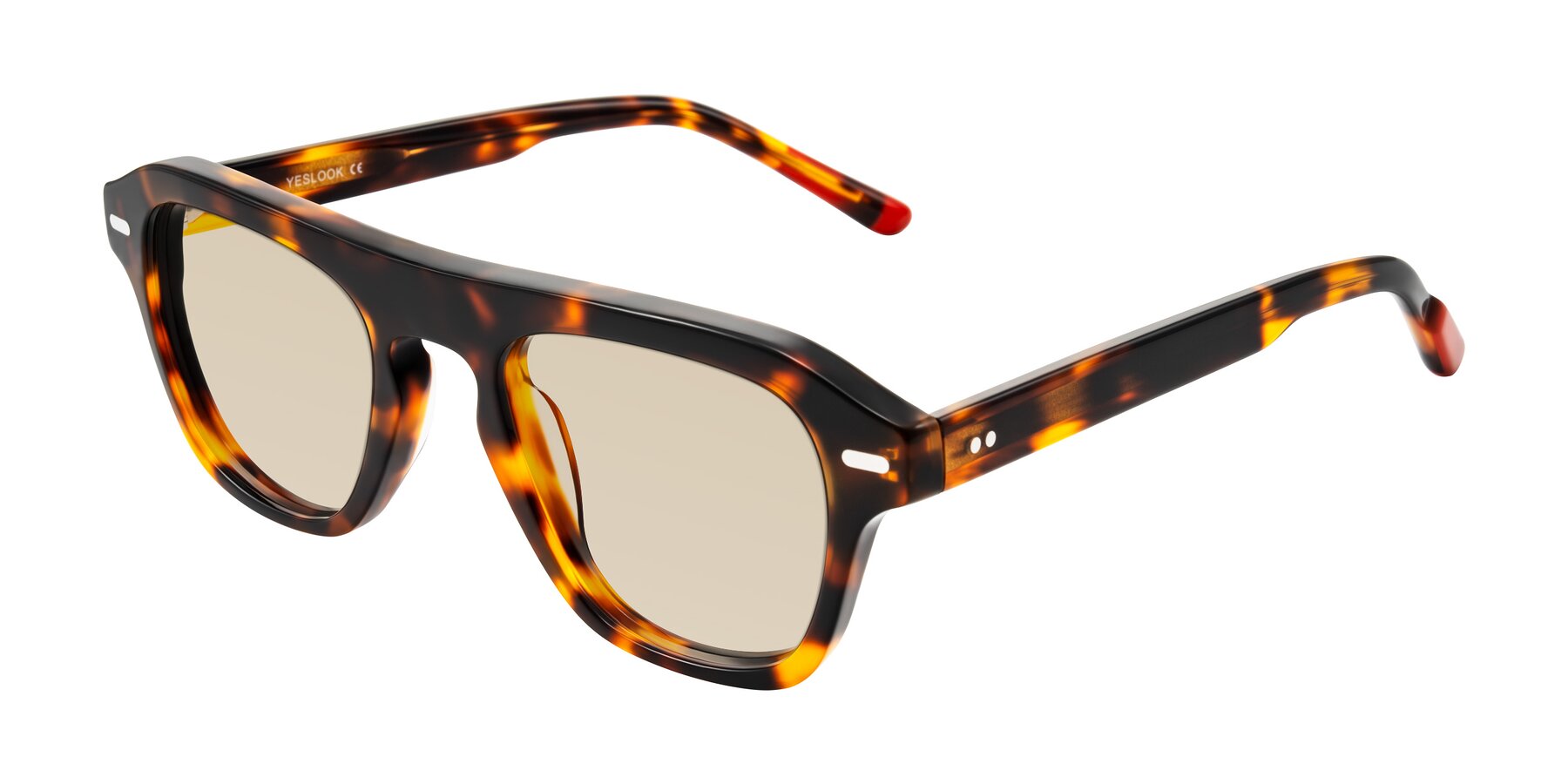Angle of Fortalux in Tortoise with Light Brown Tinted Lenses