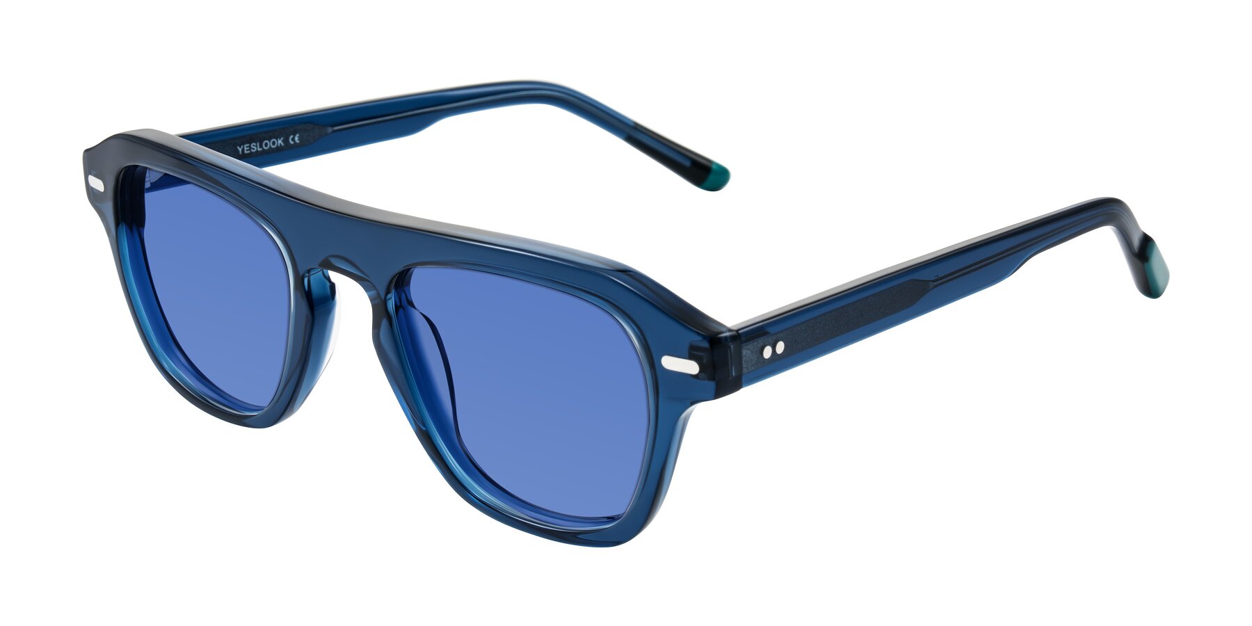 Angle of Fortalux in Blue with Blue Tinted Lenses