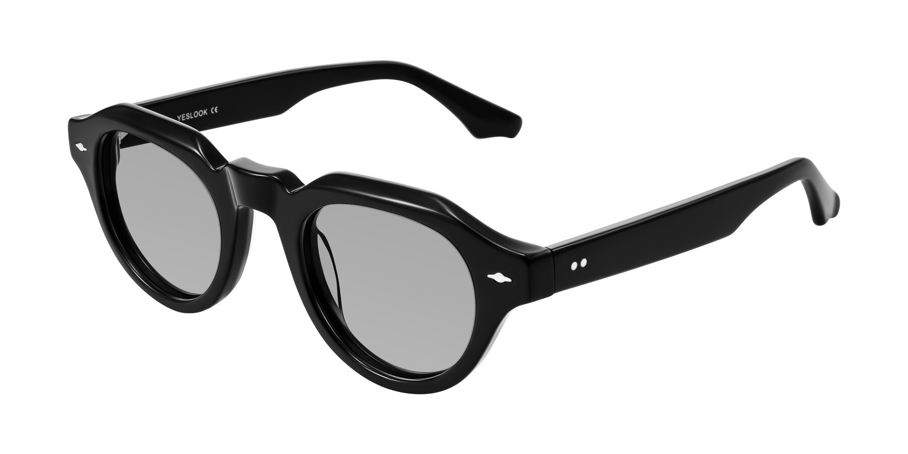 Angle of Ascend in Black with Light Gray Tinted Lenses