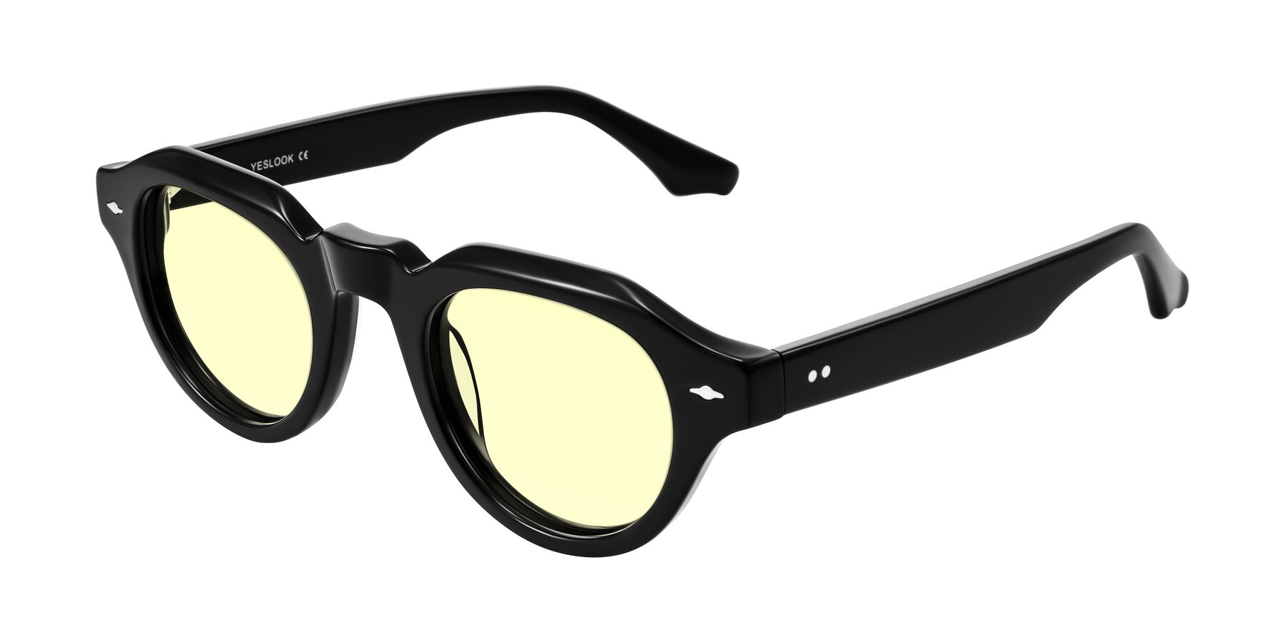 Angle of Ascend in Black with Light Yellow Tinted Lenses