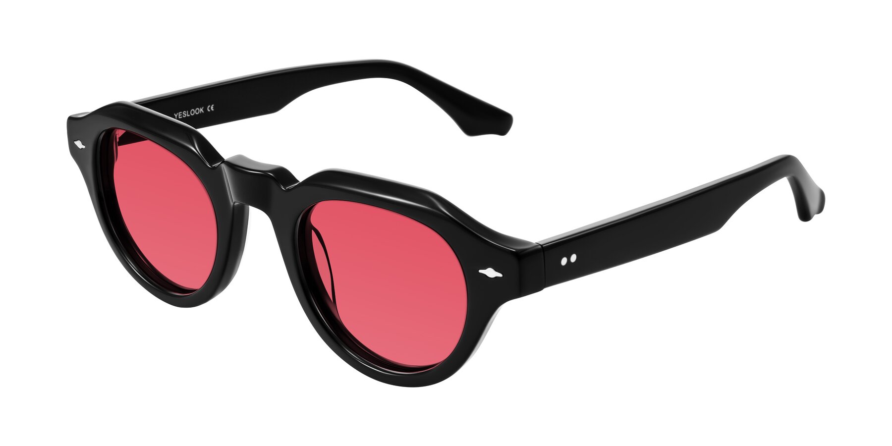 Angle of Ascend in Black with Red Tinted Lenses