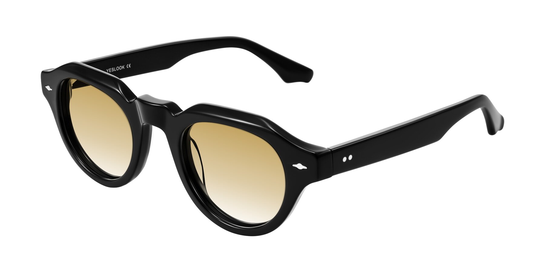 Angle of Ascend in Black with Champagne Gradient Lenses