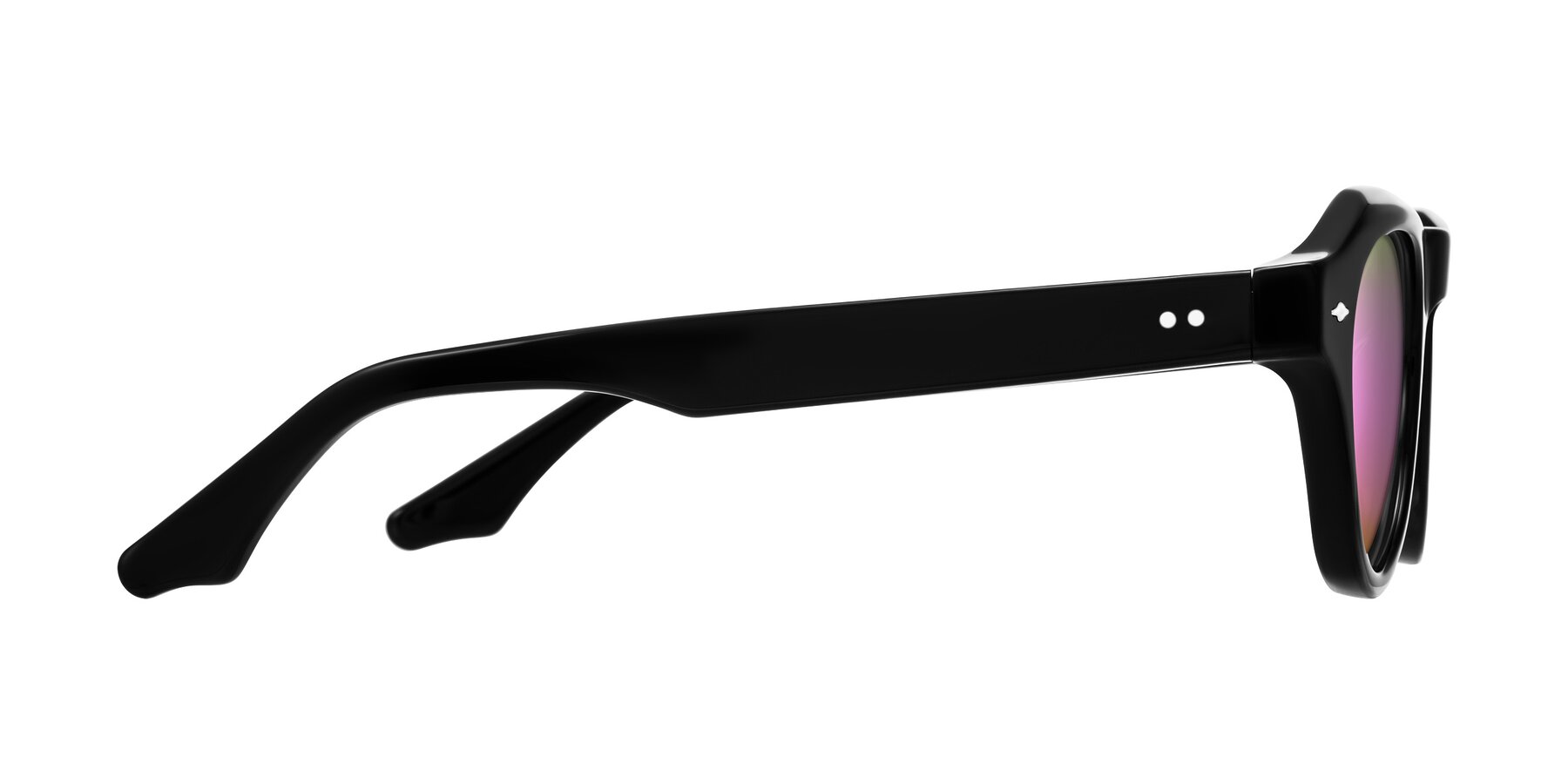 Side of Ascend in Black with Pink Mirrored Lenses