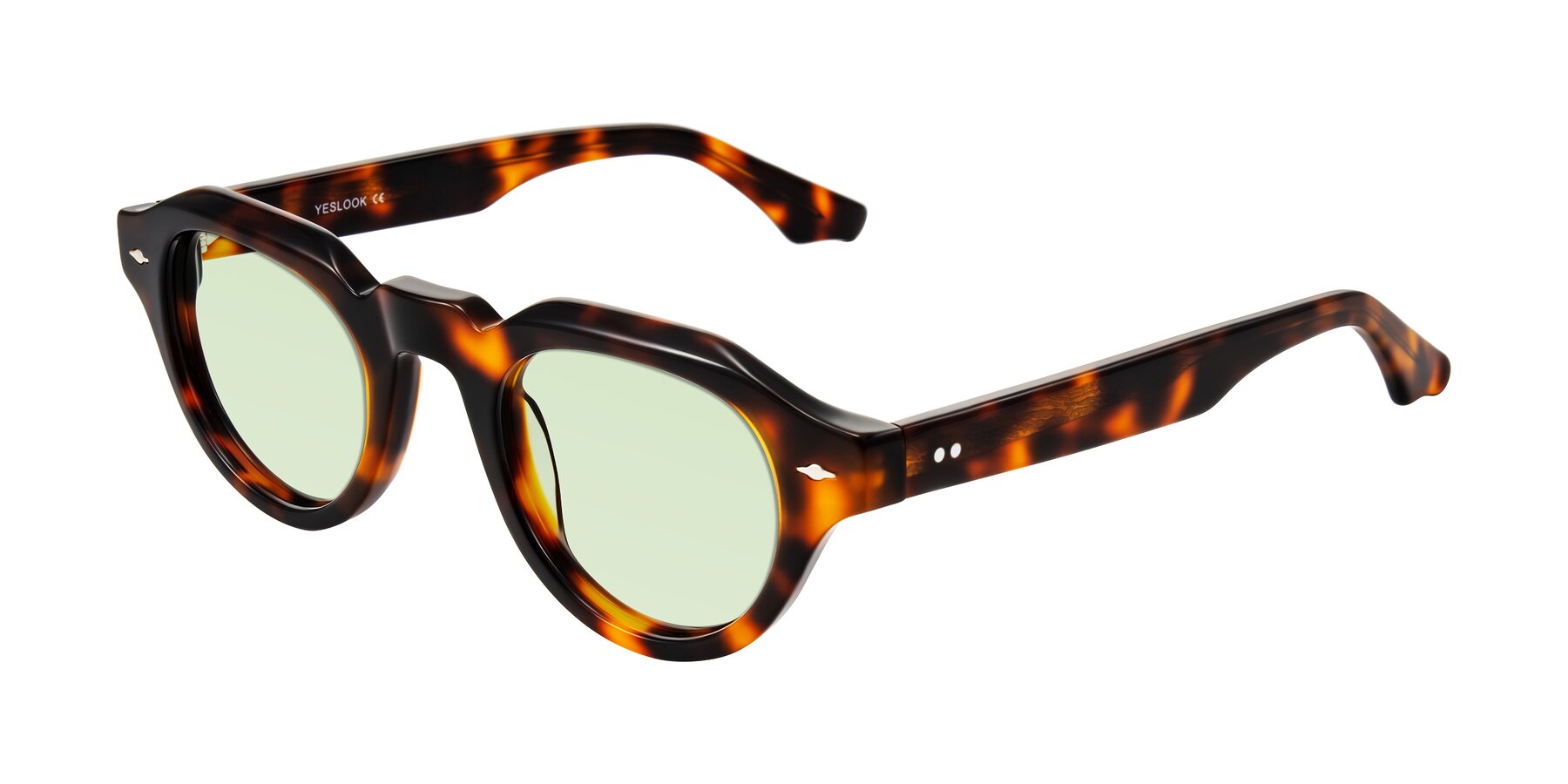 Angle of Ascend in Tortoise with Light Green Tinted Lenses