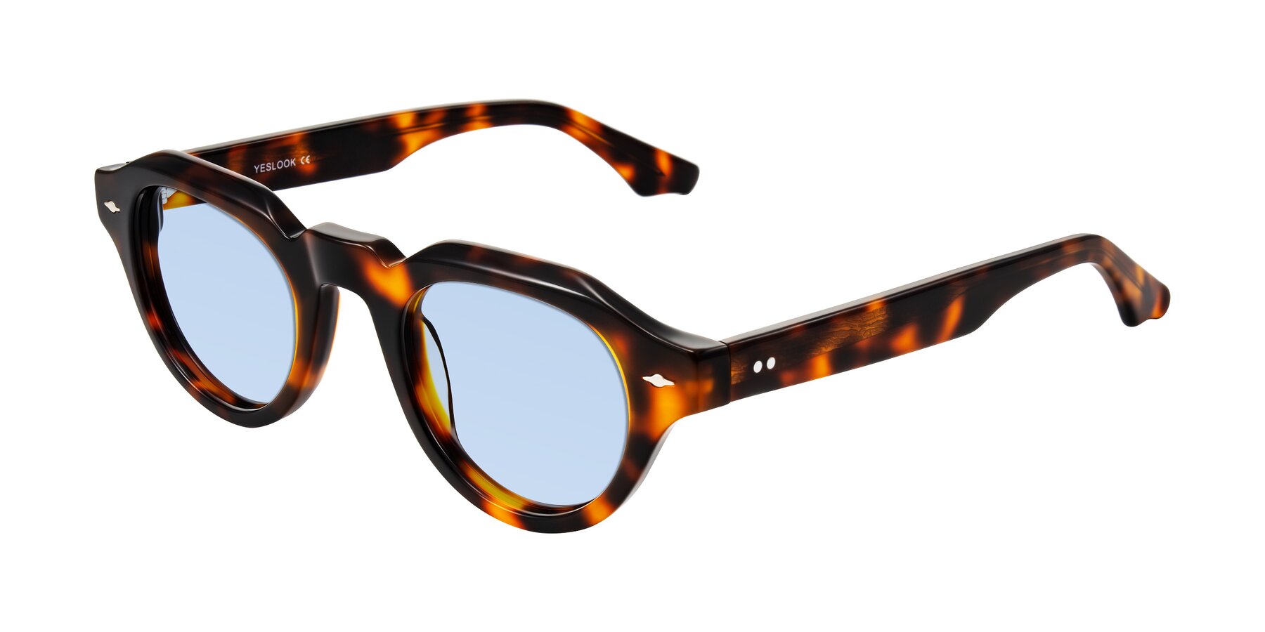 Angle of Ascend in Tortoise with Light Blue Tinted Lenses