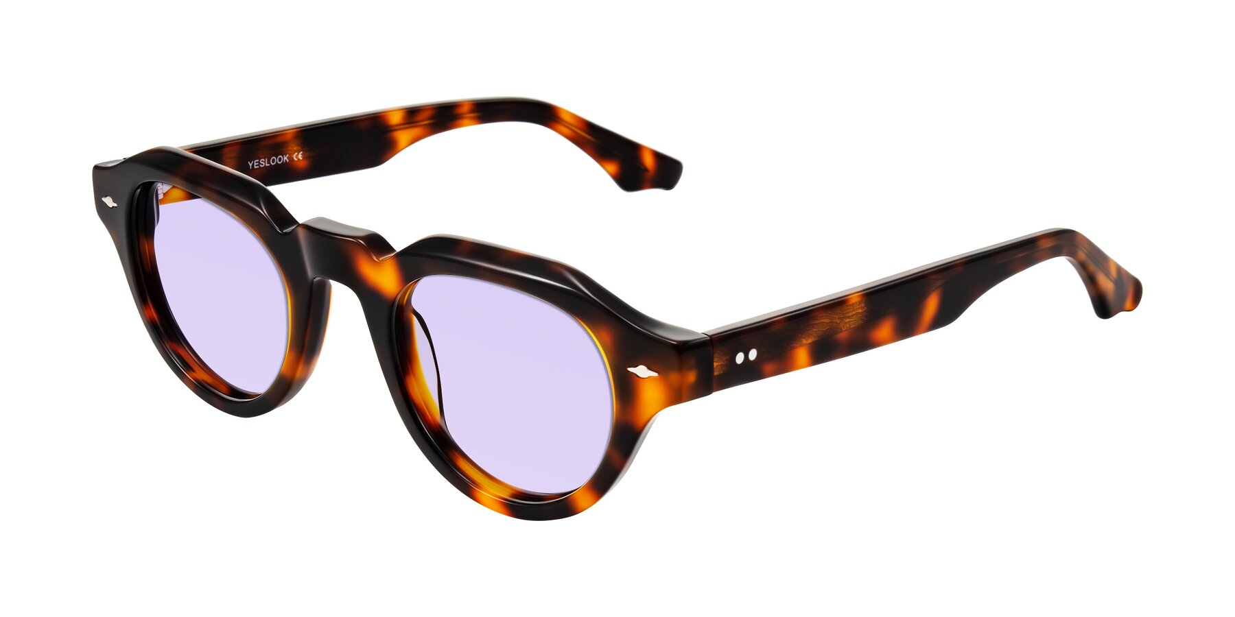 Angle of Ascend in Tortoise with Light Purple Tinted Lenses