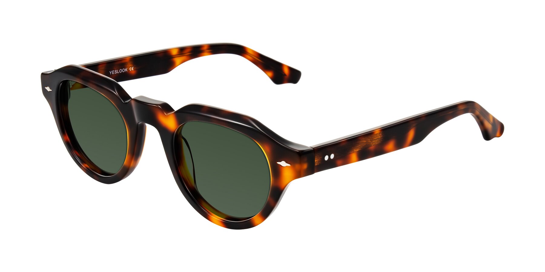 Angle of Ascend in Tortoise with Green Tinted Lenses