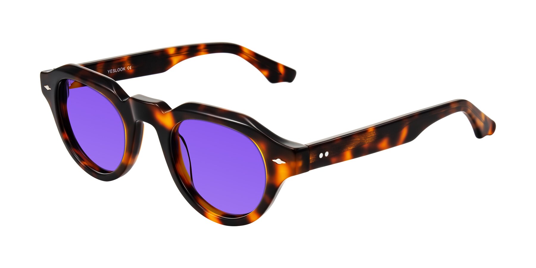Angle of Ascend in Tortoise with Purple Tinted Lenses