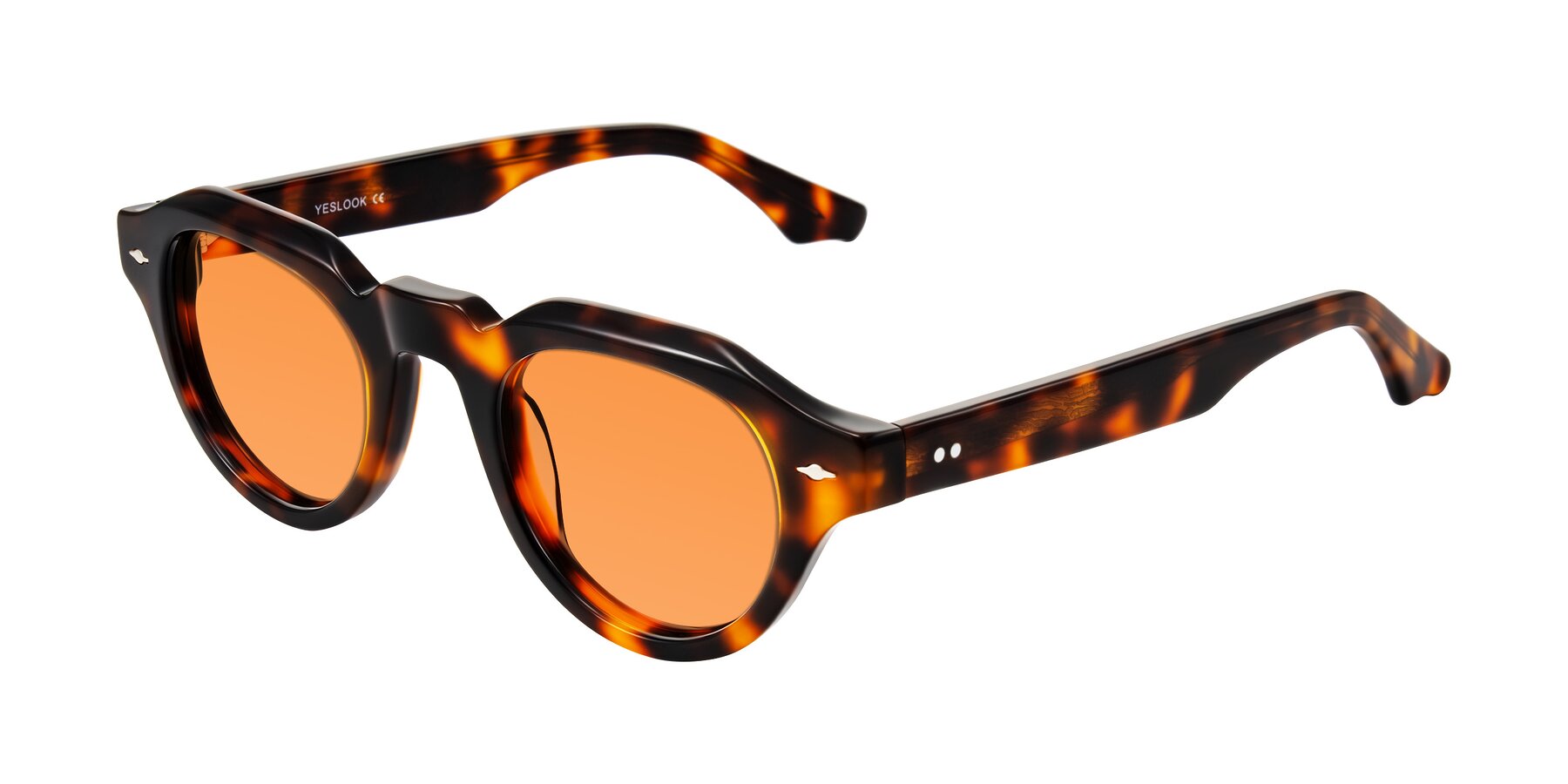 Angle of Ascend in Tortoise with Orange Tinted Lenses
