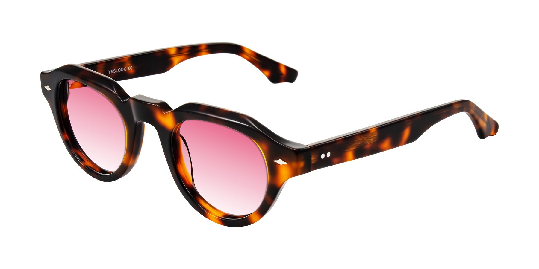 Angle of Ascend in Tortoise with Pink Gradient Lenses