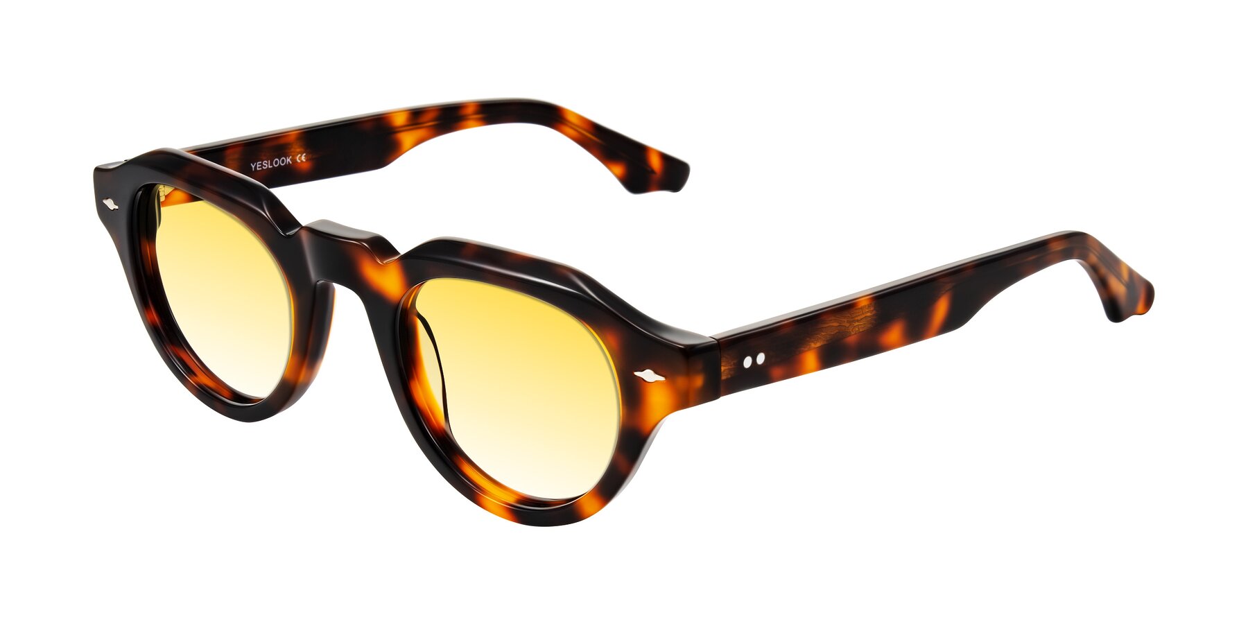 Angle of Ascend in Tortoise with Yellow Gradient Lenses